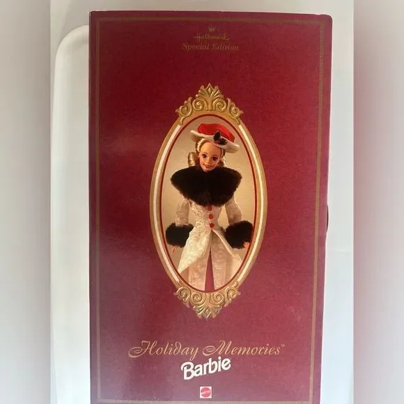 1995 Hallmark Special Edition Holiday Memories Collector Barbie - Picture 1 of 4